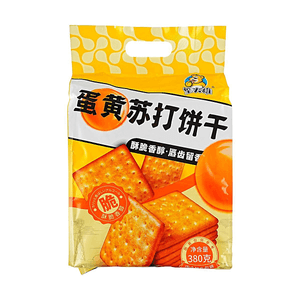 永得利 蛋黄苏打味饼干 380g【酥脆香醇】【独立包装】