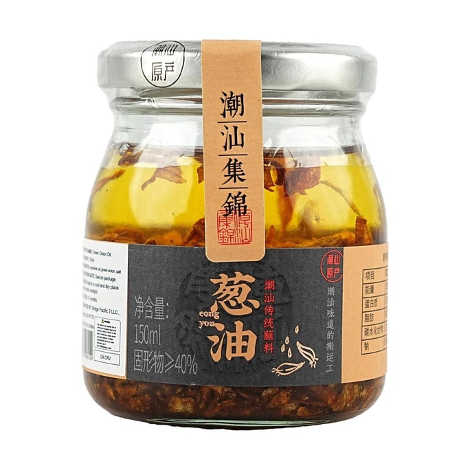 【老广风味】潮汕集锦 葱油 拌面酱料调味料 150ml