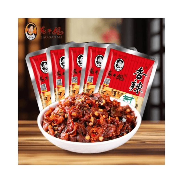 Pappa出品 Lao Gan Ma Spicy Vegetable Guizhou Specialty Chili Mixed with Rice