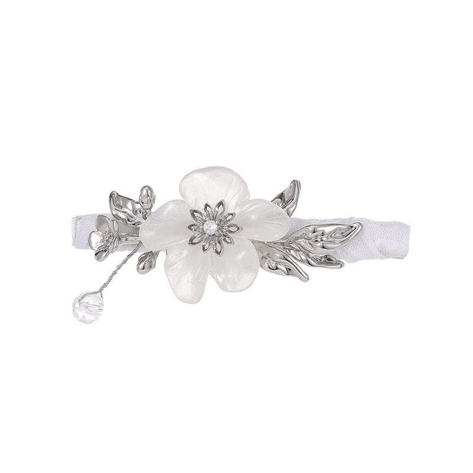 Violet Fiber Hair Clip, Hairpin, Women's High-end Hair Accessories, Fashionable, Simple, Exquisite And Trendy 4.6 * 2cm