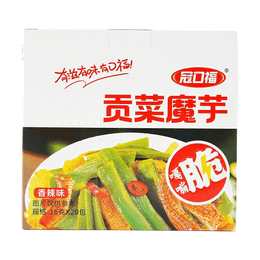 冠口福 貢菜蒟蒻 香辣味 20包入 320g【雙倍脆爽】【低卡解饞小點心】