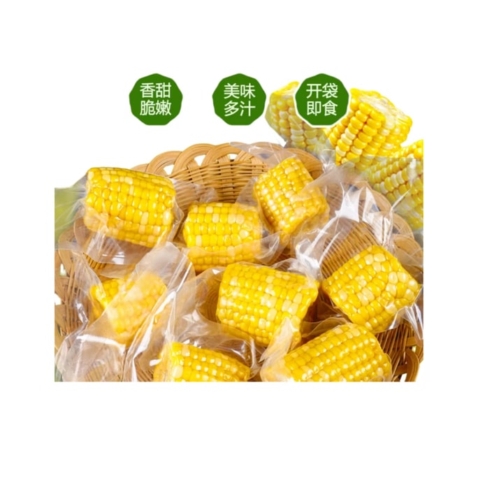 【중국 직송】 미야오 스타 탐정 냉장 보관 프리미엄 과일 스위트콘 조각 약 5-7cm 500g*1개 수령