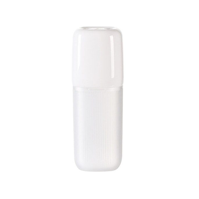 Travel Mouthwash Tooth Mug Portable Wash Cup WHITE 1PC