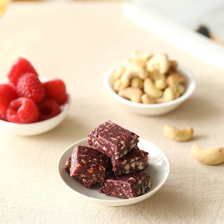 Raspberry Berry Cake with Mulberry, Plum & Cashew, 90g (15 Bags) | Tangy & Nutty, Traditional Chinese Wellness Snack, Replenishing & Strengthening, Afternoon Tea Delight 5