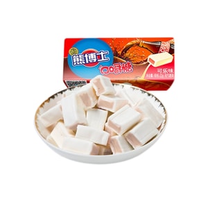 徐福记 熊博士口嚼糖【可樂味】果汁軟糖夾心糖果22克*5條裝110克