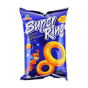 チーズ味リングスナック 2.65 oz【濃厚チーズクリスピーパフ】