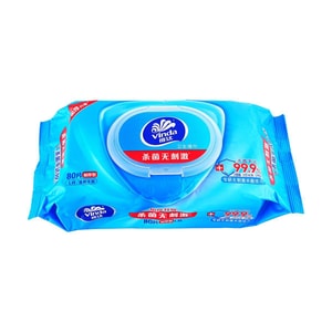 Antibacterial Disinfecting Wet Wipes Gentle & Practical 80 sheets