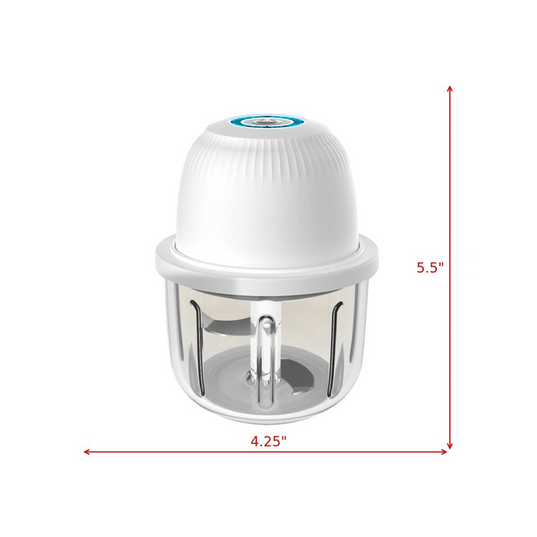 Mini Chopper Glass bowl and Steel Blades - 350ml  3