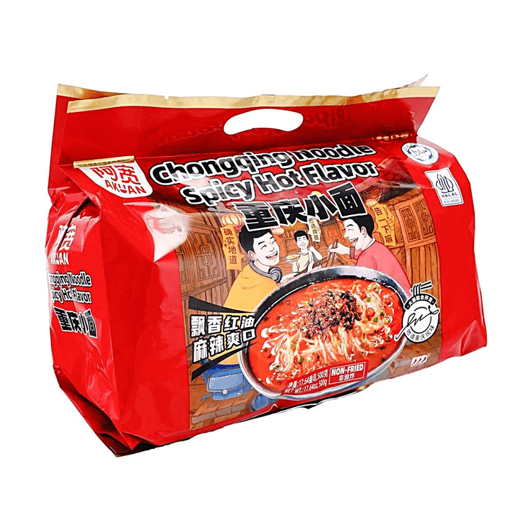 BAIJIA A'Kuan 重慶麻辣麺 - 5個入り 17.64オンス - Yami