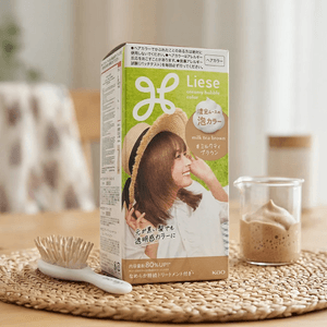 Liese Upgraded Easy Foam Hair Color, #Milk Tea Brown