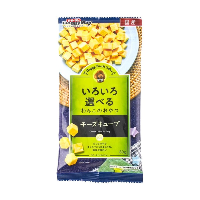 日本DOGGYMAN多格漫 方形起司塊 狗狗零食 寵物零食 60g
