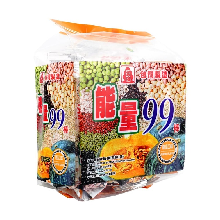 台湾北田 能量99棒 南瓜口味 180g 4