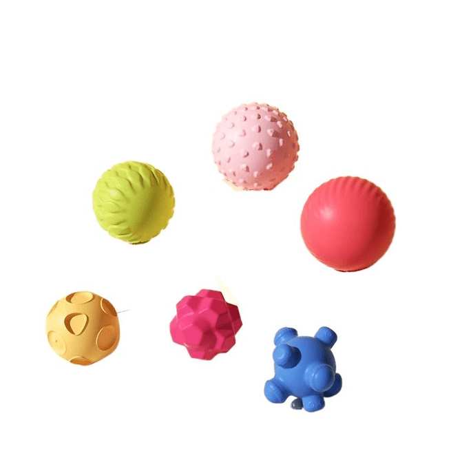 Kechao Baby Touch Ball Can Be Gnawed, Massaged, Tactile Perception, Tactile Sensation,6 Pieces * 1 Piece