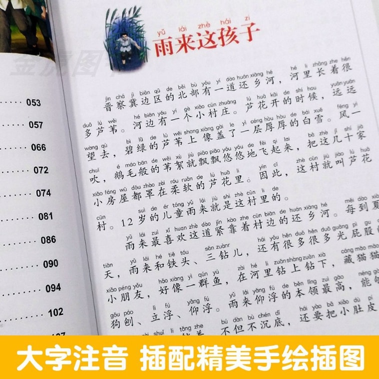 【中国からの直送メール】I READING ラブリーディング 小さな英雄が雨に降って来る 色絵ふりがな版 4