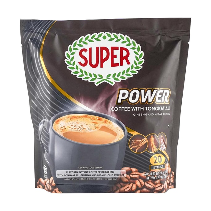 新加坡SUPER 速溶咖啡 6合1  20袋入 360g