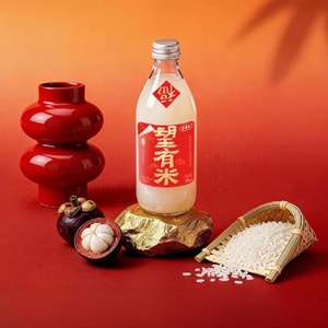 Mangosteen Rice Flavored Sparkling Juice, 10.14 fl oz *6【6 Pack】