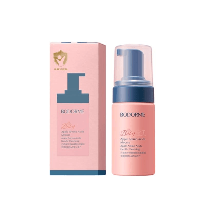 Bedme Children's Facial Cleanser Amino Acid Cleansing Bubble 3-6 Years Old 100ml*1 Bottle