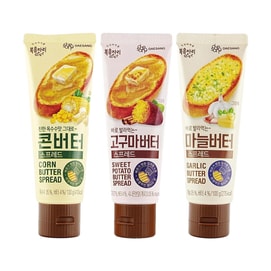 Sweet Potato Butter Spread& Garlic Butter Spread& Corn Butter Spread ,10.56 oz【3 Flavors Value Combo】