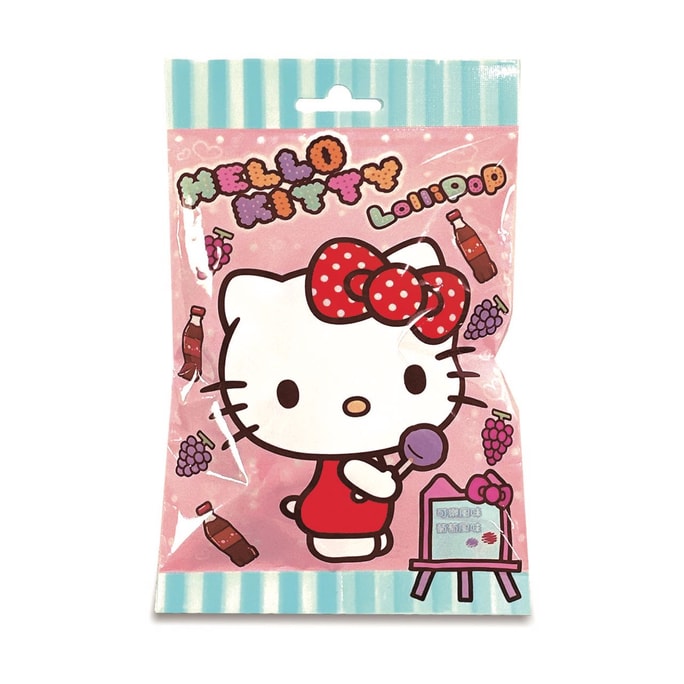 Hello Kitty Lollipop With Cola Flavor/Grape Flavor 6 Sticks 78G