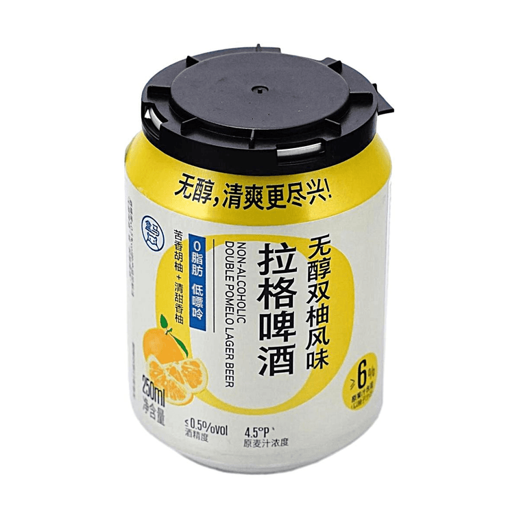 무알코올 더블 자몽맛 라거 맥주 미니 캔 8.45 fl oz * 4【4팩】 4