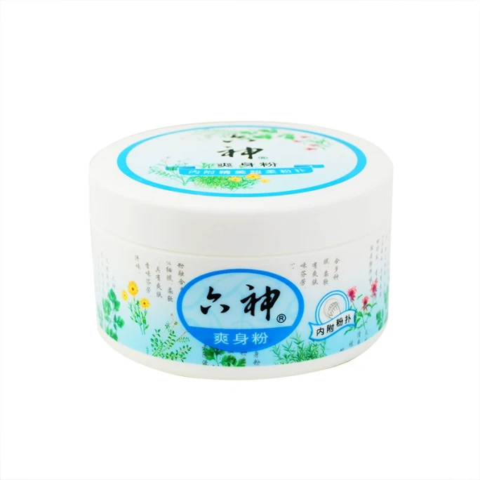【중국 직배송】 리우션 쿨링 파우더 150g*1개 땀 흡수, 보송보송, 피부 진정, 냄새 제거, 어린이, 아기, 성인용 시원한 발진 파우더
