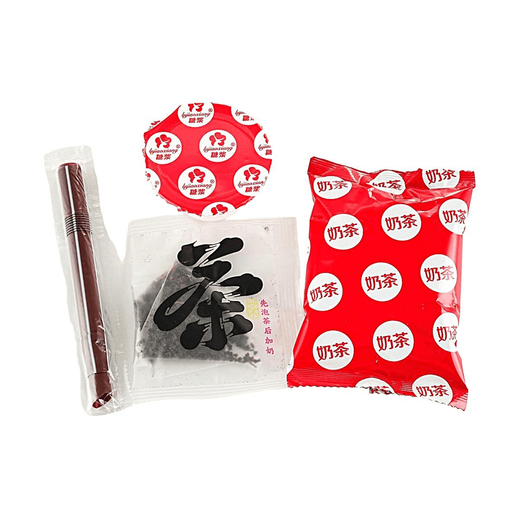 Popmart Labubu Collaboration,Jasmine Milk Tea+Peach Oolong+Rich Milk Latte Milk Tea,3.3 oz*6【3 Flavors 6 Combo Packs 】 11