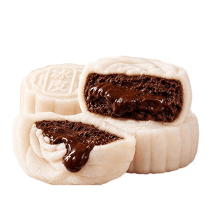 2026 New Chocolate Snow‑Skin Lava Mooncake, Loose Mid‑Autumn Pastry, 3 Pcs