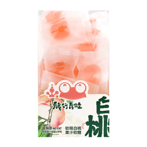 中国 直邮   青蛙王子旅行青蛙软萌白桃果汁软糖 113g*1盒