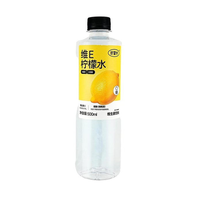 Lemon Water 16.9 fl oz【0 Sugar 0 Calories 0 Fat】【Contains Vitamin E & Niacinamide】