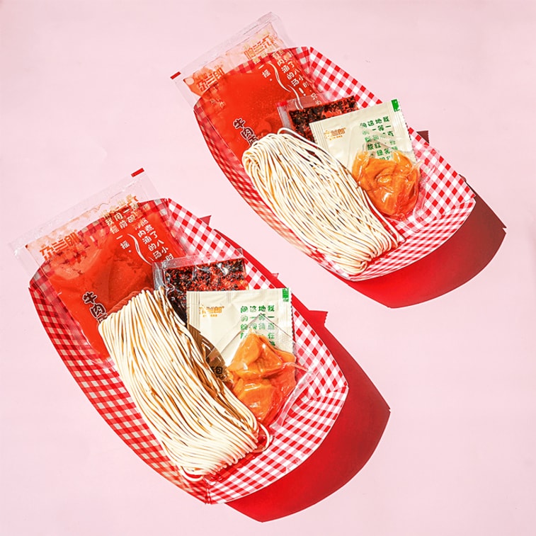 尕兰郎 兰州牛肉面 牛肉风味拉面 超值双人份 新包装 450g【兰州人都说超正宗】 6