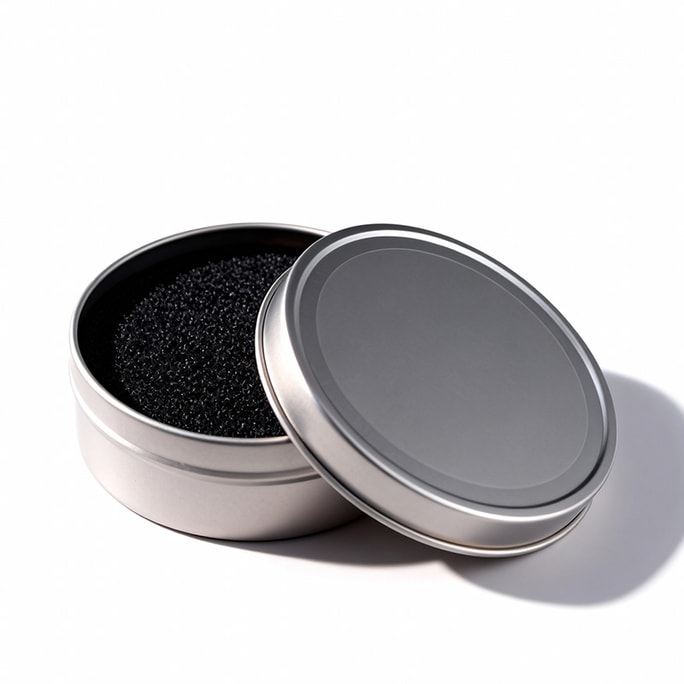 Makeup Brush Sponge Cleaning Case Activated Carbon Dry-Cleaning Version - 1 Full Set + 1 Refill Pad