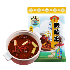 【中国直邮】 肥羊王 火锅底料辣汤火锅底料家用内蒙古火锅调味料300g*1袋