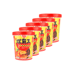 【Value Pack】Instant Liuzhou Luo Se Fen Snail Rice Noodles, 7.41oz*5