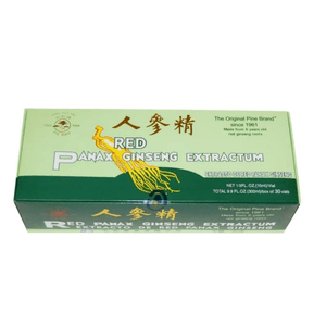 Red Panax Ginseng Extract With Alcohol 30x10cc, Immune Support, Fatigue Relief, Energy Boost, Traditional Health Supplement