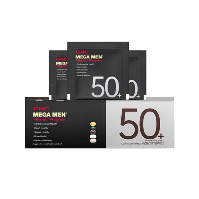 Men's 50+ Platinum Multivitamin Pack - 30-Day Supply 50g