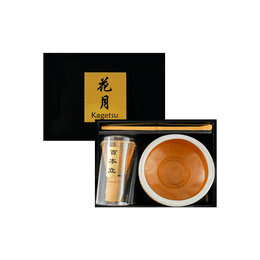 【日本茶道之美】日式傳統抹茶工具三件套 茶筅+ 茶勺 +茶碗 复古黄釉