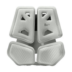 Ergonomic Car Lumbar Support Titanium Gray 【Double-Back Wrap】【Height Adjustable】