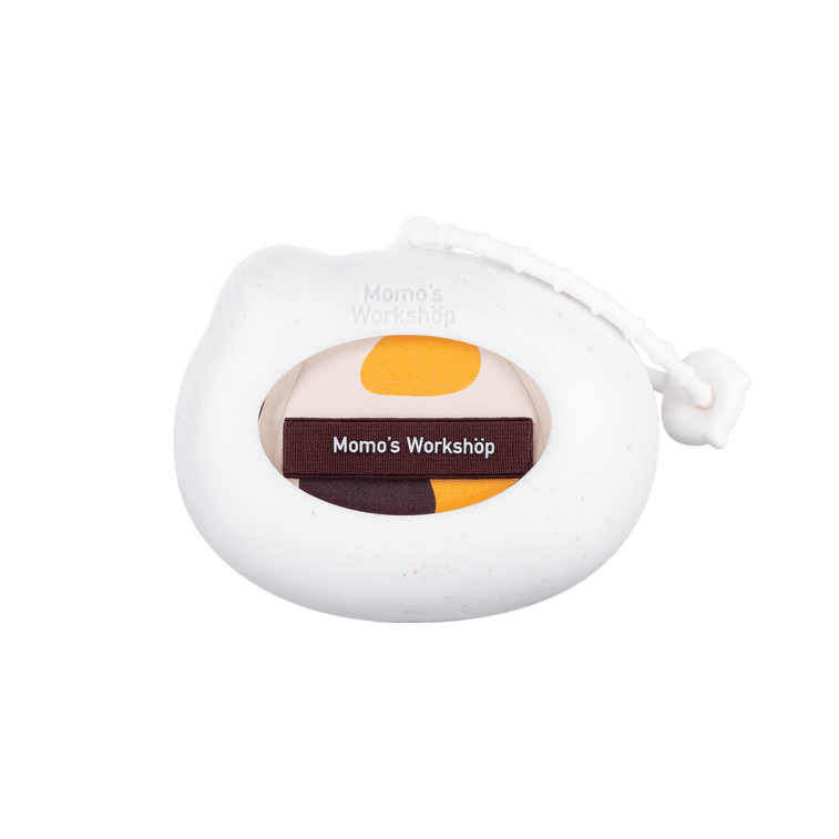 毛吉吉 单耳系列粉扑 paopaomi三花猫 非乳胶亲水性聚氨酯粉扑 清透底妆颊彩适用 2pcs  带收纳盒 3