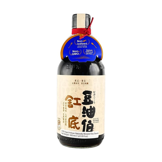 Aged Artisan Naturally Brewed Soy Sauce,16.9 fl oz 【 NON GMO】