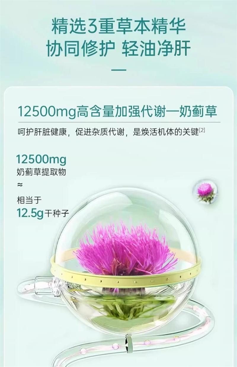 【中国直邮】 澳大利亚 Healthy Care 奶蓟草胶囊 护肝片水飞蓟熬夜男士女养肝 100粒/瓶【护肝神器】