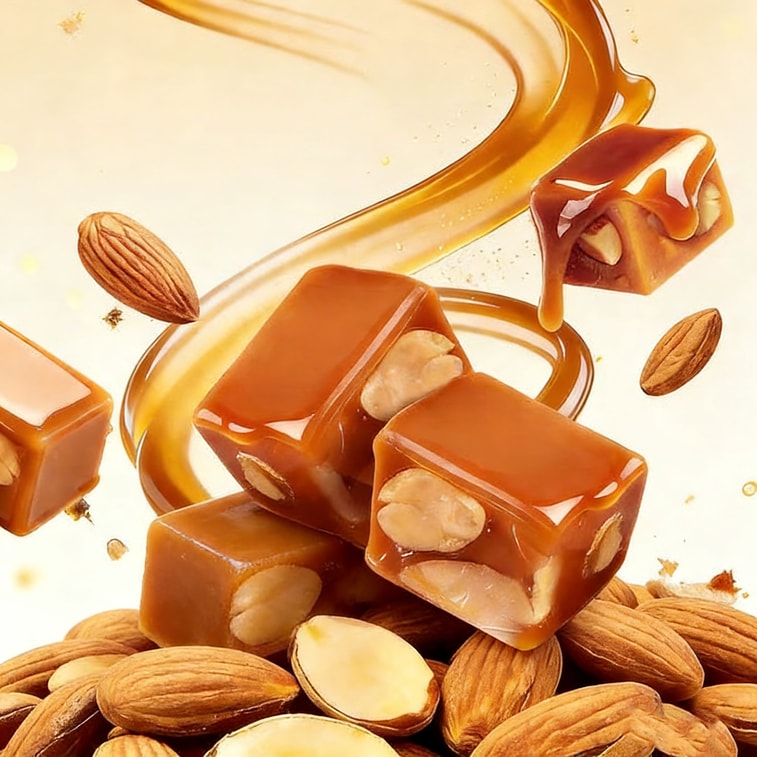 ビビザン シーソルトトフィー ハードキャンディ ピーナッツブリトル スナック 250g [濃厚なミルクの香り、サクサクとした食感と甘さ] [ピーナッツの風味がたっぷり] 4