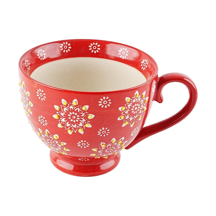 식기 세트 접시, 그릇, 머그 세트 3개 #레드 7