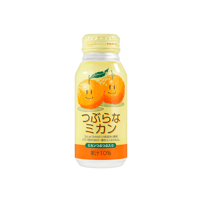 日本JAFOODS 有机水果果粒果汁饮料 橘子味 190g【神仙颜值饮品 超多果粒】