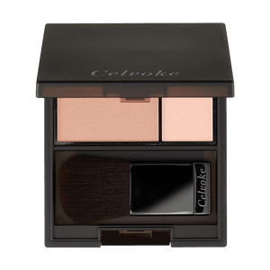 日本CELVOKE 立体光感修容盘 腮红高光修容3合1盘 03 棕色 复古棕色调 日系温柔挂 孕敏可用