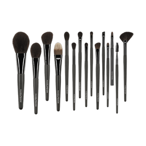 Xiaomeiyao Professional 15-Piece Animal Hair Makeup Brush Set, Full Cosmetic Artist Kit