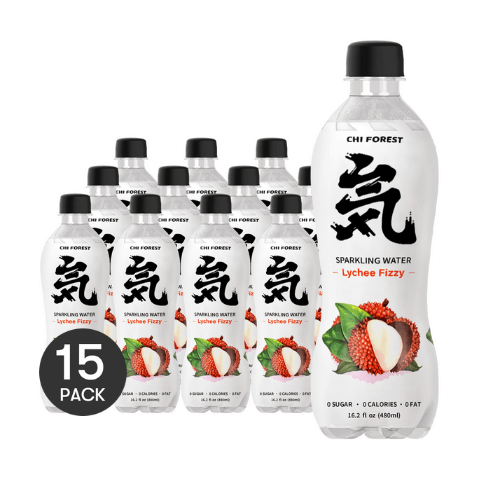 元氣森林 氣泡水 荔枝味 480ml