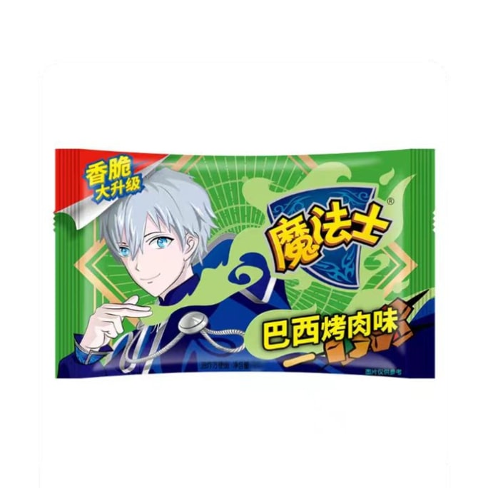 【Direct Shipping】China  Crispy Noodles Brazilian barbecue flavo 200g