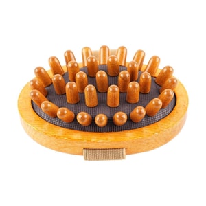 川島屋 櫸木氣墊梳 按摩全身 脈疏通神器 肝膽經絡刷