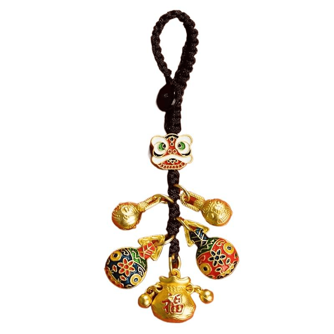 [중국 직배송] 자금성 문화창조상품 - 둔황 금삼키는 짐승 열쇠고리, 12.5cm x 1개