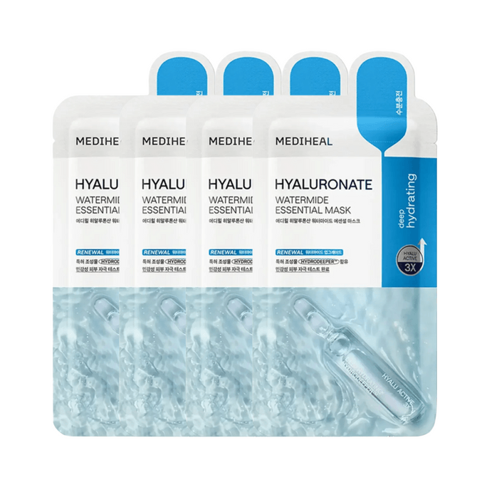 Hyaluronate Sheet Mask 4ct – Deep Hydration & Plumping Care with 3X Hyalu Active
